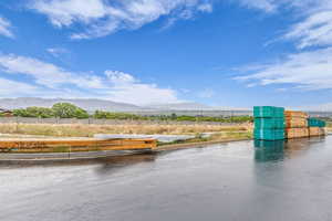 Water view with mountains