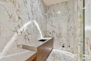 Guest suite bathroom