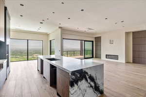 Level 1 kitchen/living area