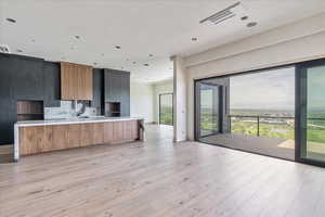 Level 1 kitchen/living area