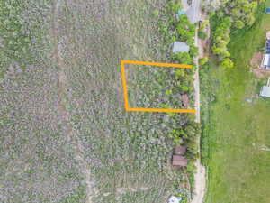 View of property location with property parcel outlined