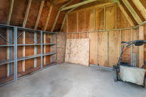 View of storage area