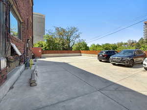 Annual parking lottery for residents - six spaces.