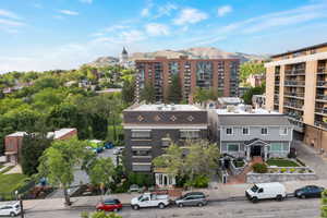 View of property featuring a mountain view