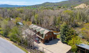 Over an acre lot with private river frontage