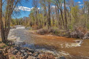 Property boasts 180 degree views of the Weber River