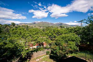 View of mountain background