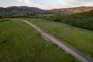 Mountain view featuring rural landscape