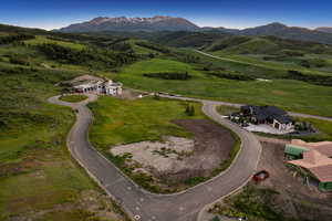 Bird's eye view of mountains