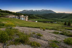 View of mountain backdrop