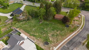 Aerial view of property and surrounding area
