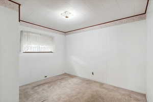 Spare room with carpet floors
