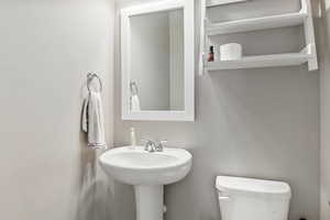 Bathroom with toilet