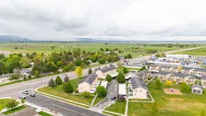 Aerial view of mountains