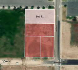 Map / location featuring property parcel outlined