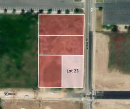 Map / location featuring property parcel outlined