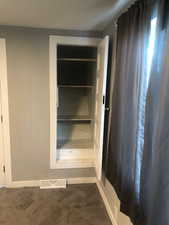 Unit B Bedroom View of closet