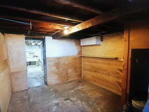 Unfinished basement Storage room 1