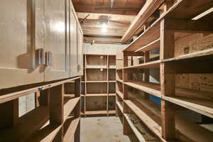 View of storage room