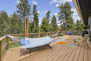 View of deck