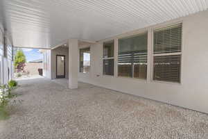 View of patio / terrace featuring fence
