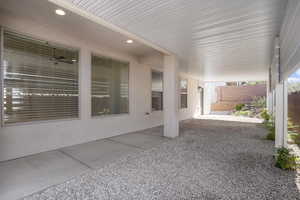 View of patio / terrace with fence