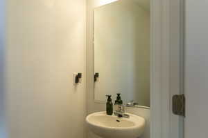 Bathroom featuring a sink