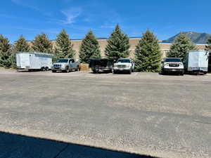 View of uncovered parking lot
