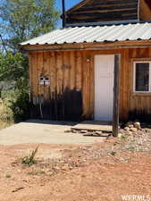 View of outdoor structure