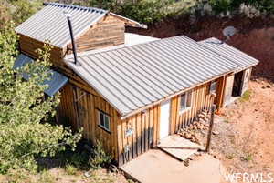 Aerial view of property and surrounding area