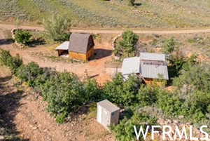 View from above of property