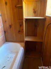 Bathroom featuring a tub