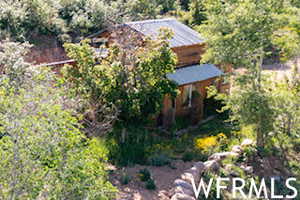 View from above of property