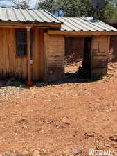 View of outdoor structure