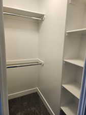 View of spacious closet