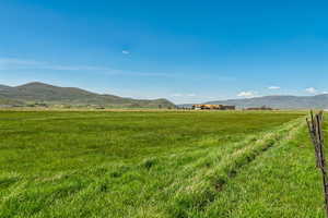 Mountain view featuring rural landscape and agricultural land