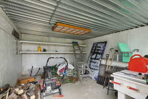 View of storage room