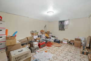 View of finished basement
