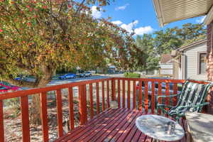 View of deck