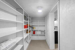 View of storage area