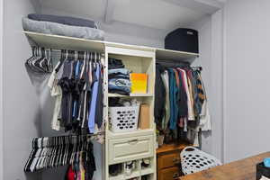 View of closet
