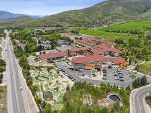 Drone / aerial view of mountains