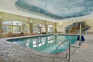 View of indoor pool