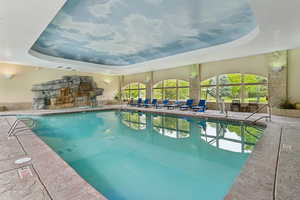 View of indoor community pool