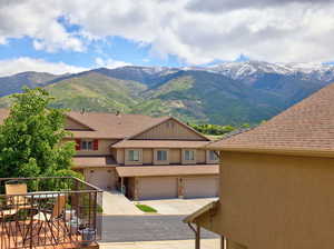 View of mountain background