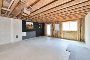Below grade area featuring plenty of natural light