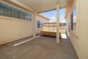 View of private covered patio / terrace