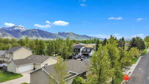 View of a mountain background