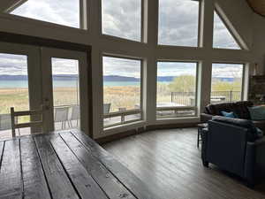 Sunroom featuring plenty of natural light
