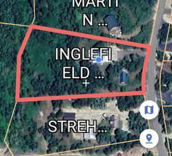 Map / location with property boundaries highlighted